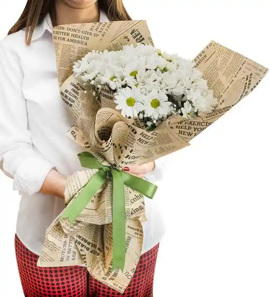 White Beauty Papatya Çiçek Buketi