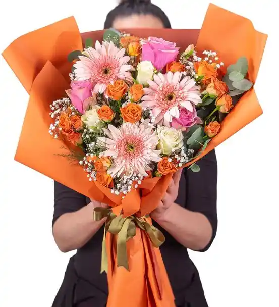 Botanik Renk Serisi Enerji Patlaması Çiçek Buketi