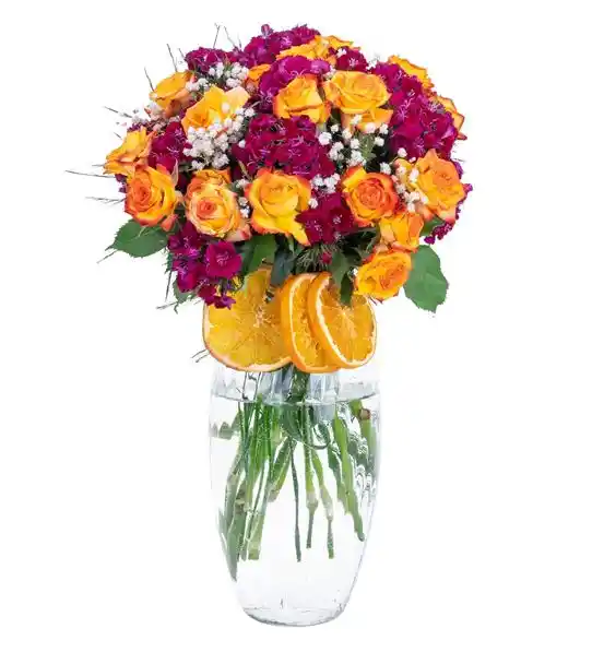 Narang Esintisi Cam Vazoda Renk Şöleni