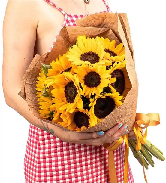 Natural Serisi - Gün Işığım Ayçiçeği Buketi